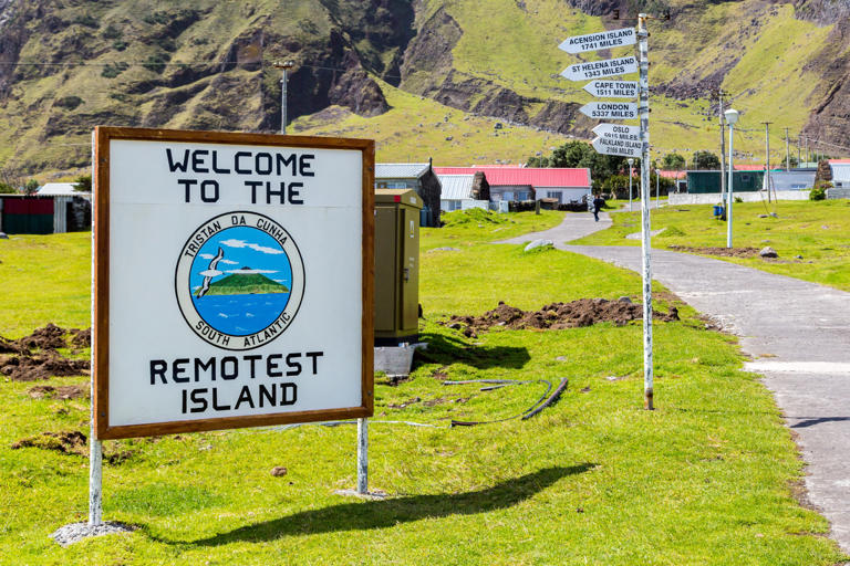This volcanic island with just 200 inhabitants is the most isolated ...