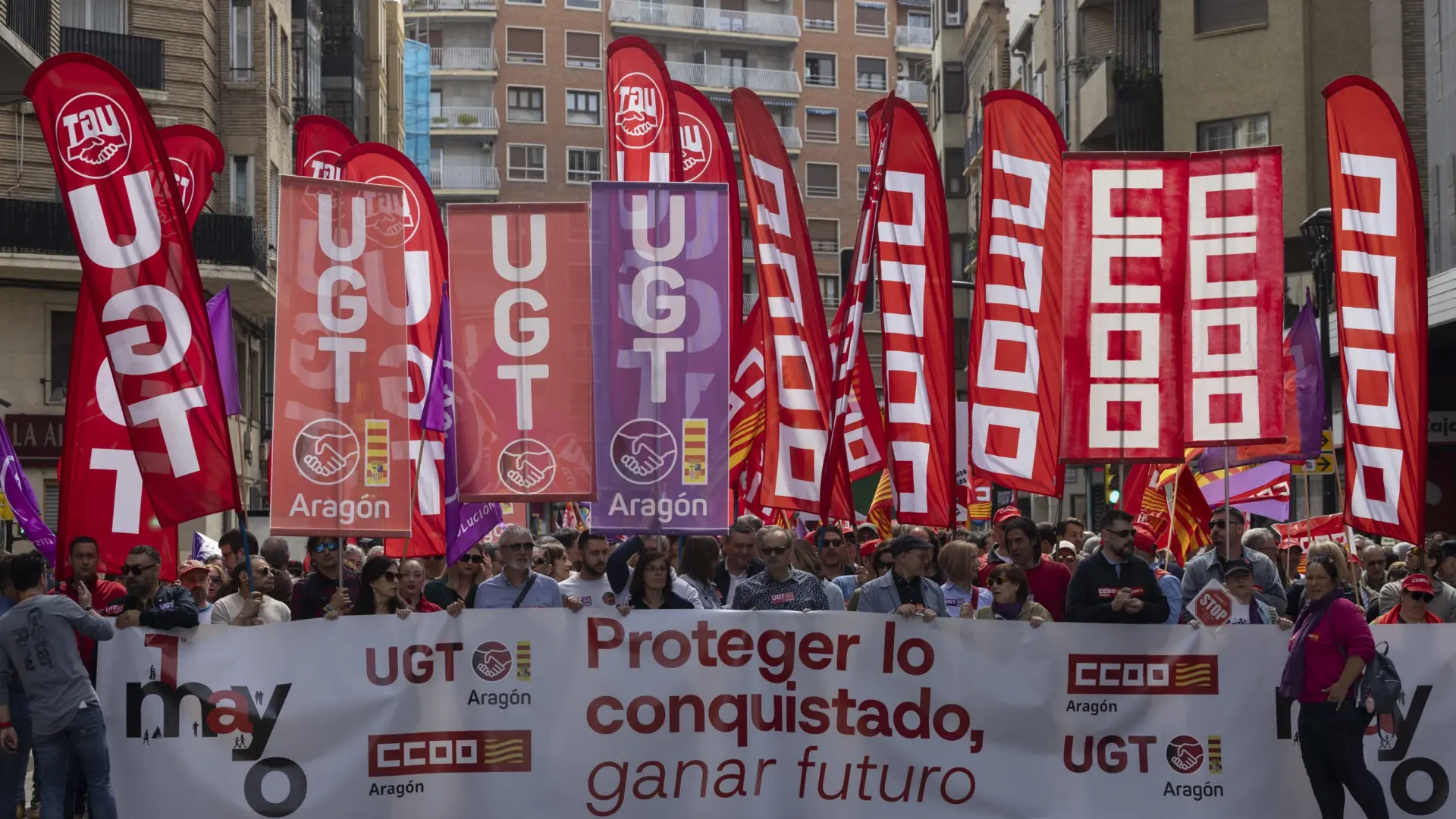 Manifestaciones del 1 de mayo en Zaragoza 2026: horarios y recorridos