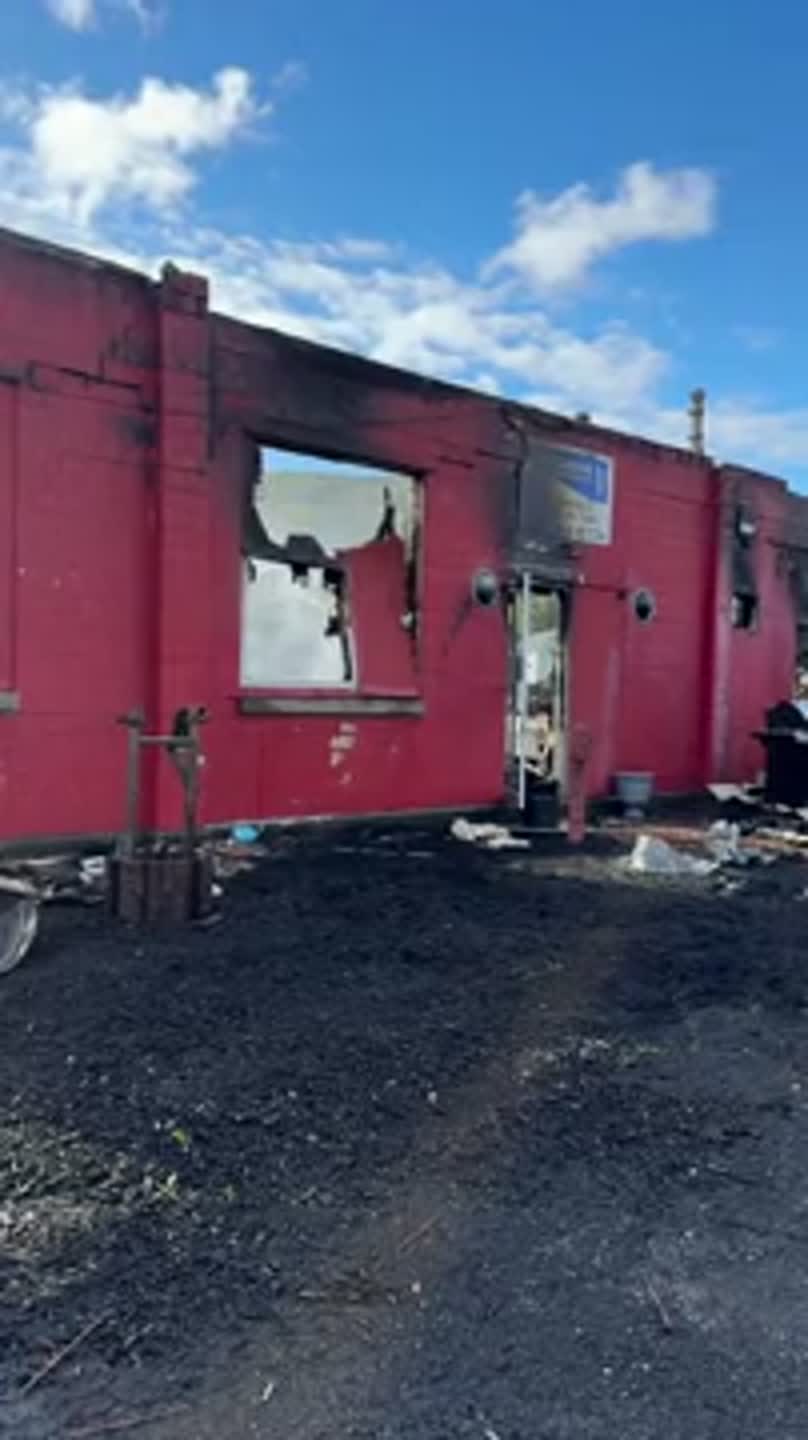 GP Cabinets in Howard destroyed by fire