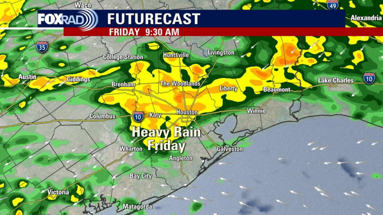 Houston weather: Scattered rain for Thursday; FOX 26 storm alert in ...