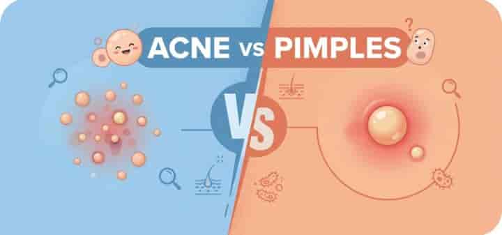 Acne vs pimples: Understanding the key differences for better skin care