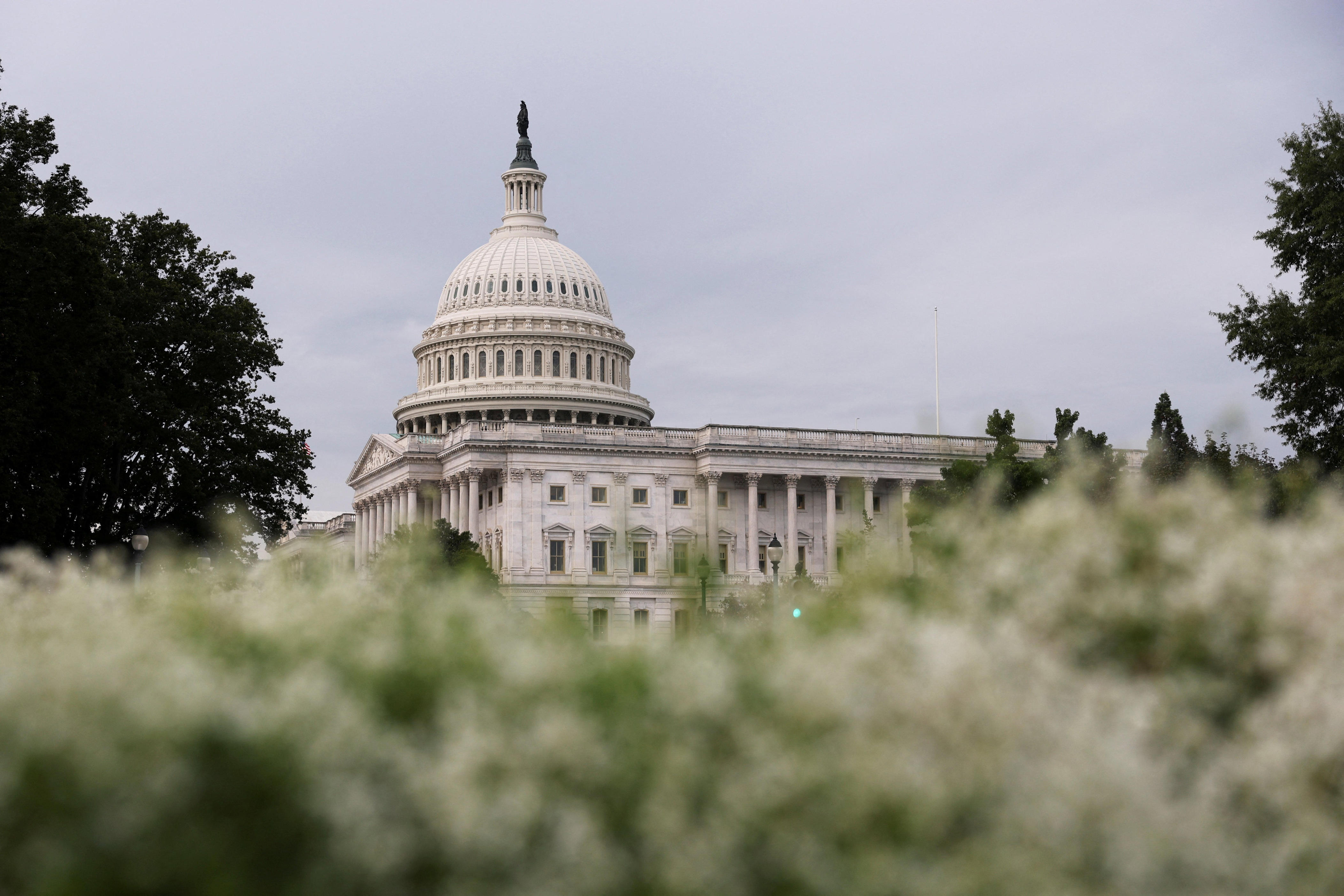 A general view of the U.S. Capitol Building's dome in Washington, D.C., U.S., September 16, 2025.