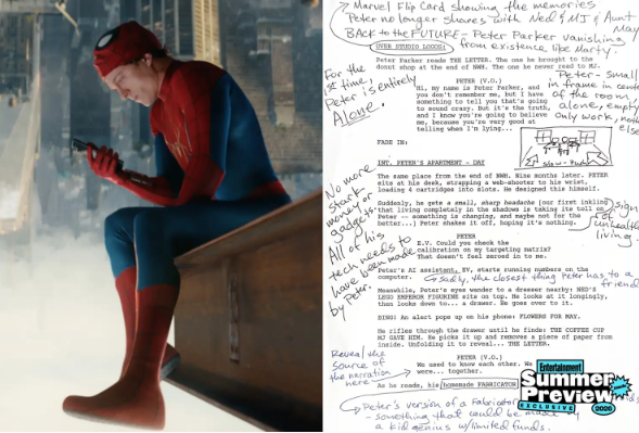 Ce que révèlent les premières pages du script de Spider-Man : Brand New Day