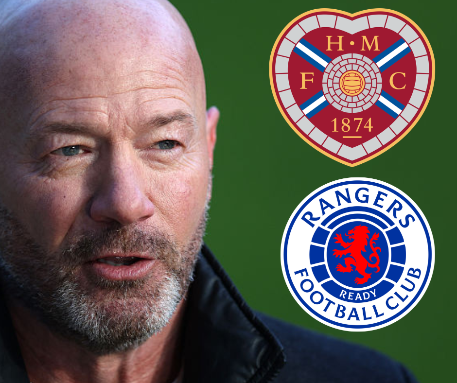 Alan Shearer makes Hearts vs Rangers prediction that will see Jambos ...