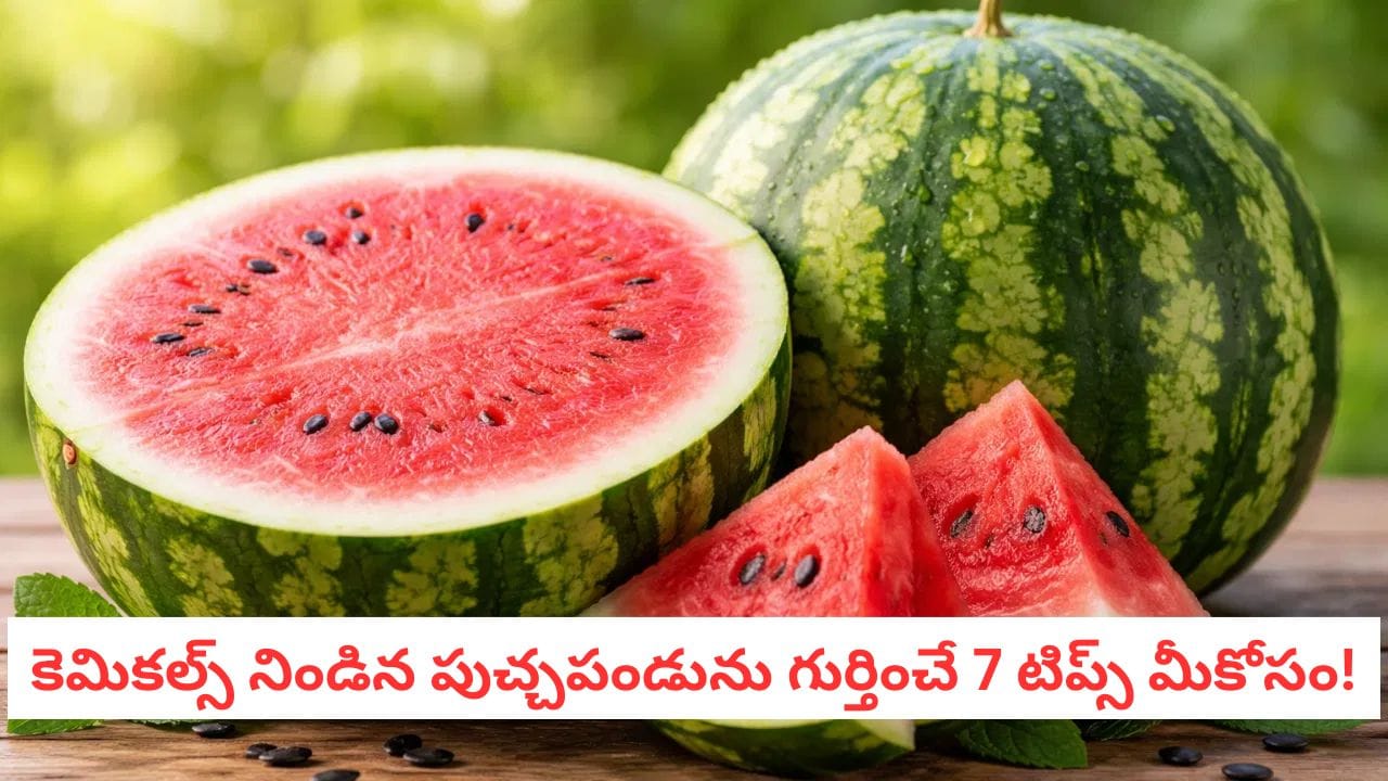 Injected watermelon identification: కెమికల్ ఇంజెక్ట్ చేసిన పుచ్చకాయ ఎలా ...