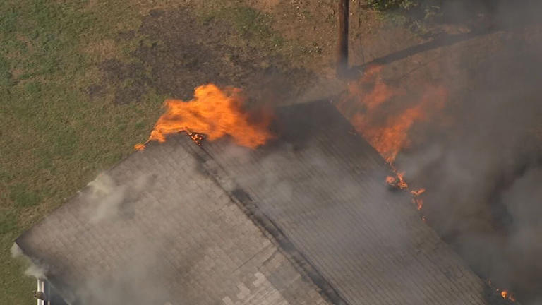 Crews tackle house fire in Rowan County