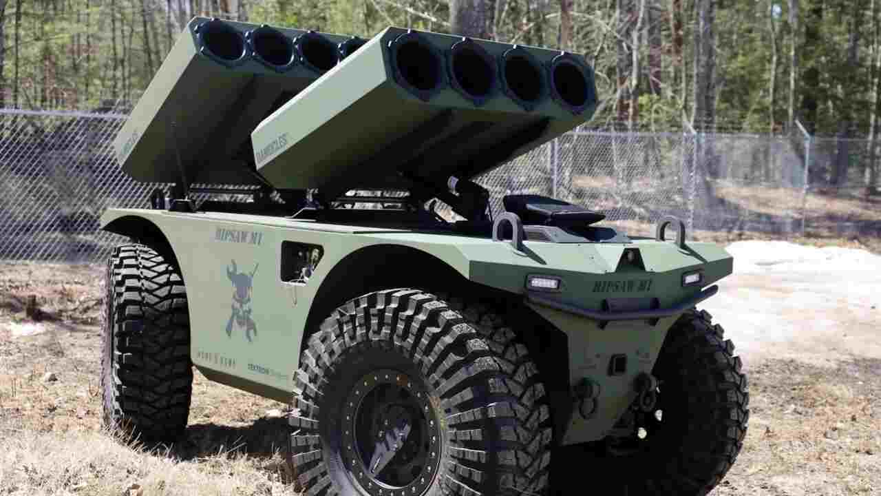 Textron unveils RIPSAW M1 combat robot at Marine Expo