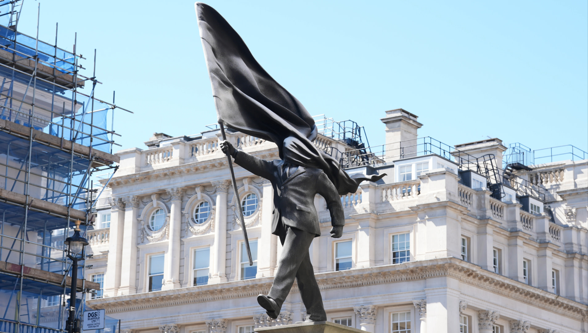 Banksy confirms he's behind new statue that just appeared in central London
