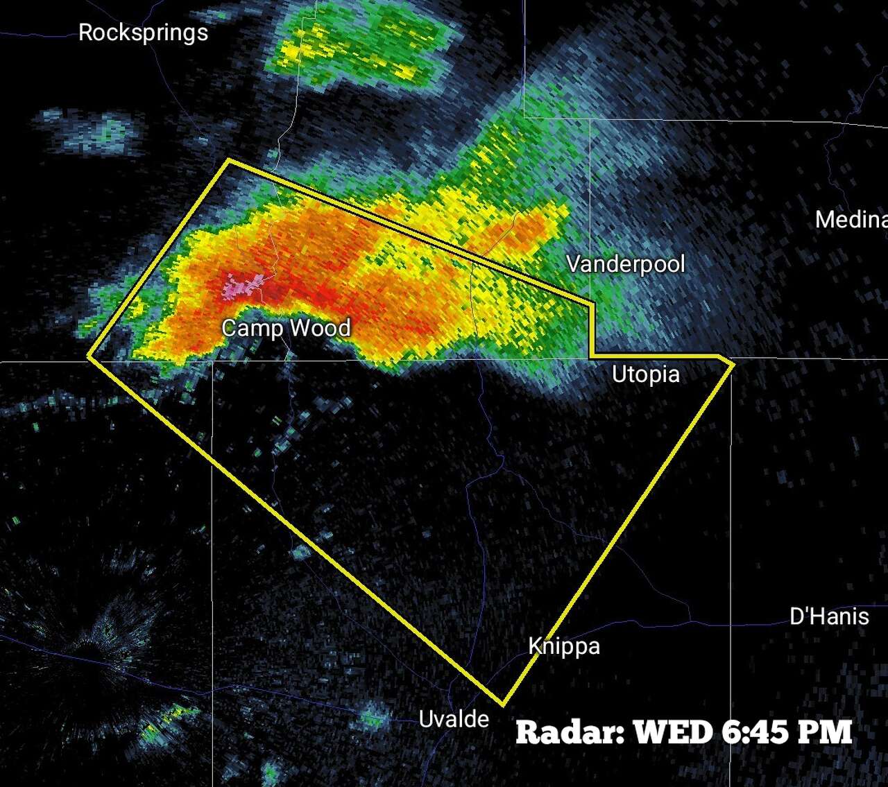Hail bigger than a softball fell on a small Texas town Wednesday. Here ...