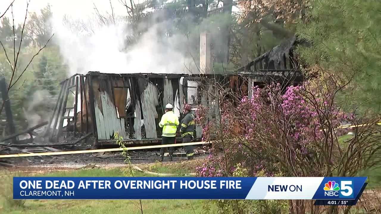 Woman dies after Claremont house fire, NH State Fire Marshal says