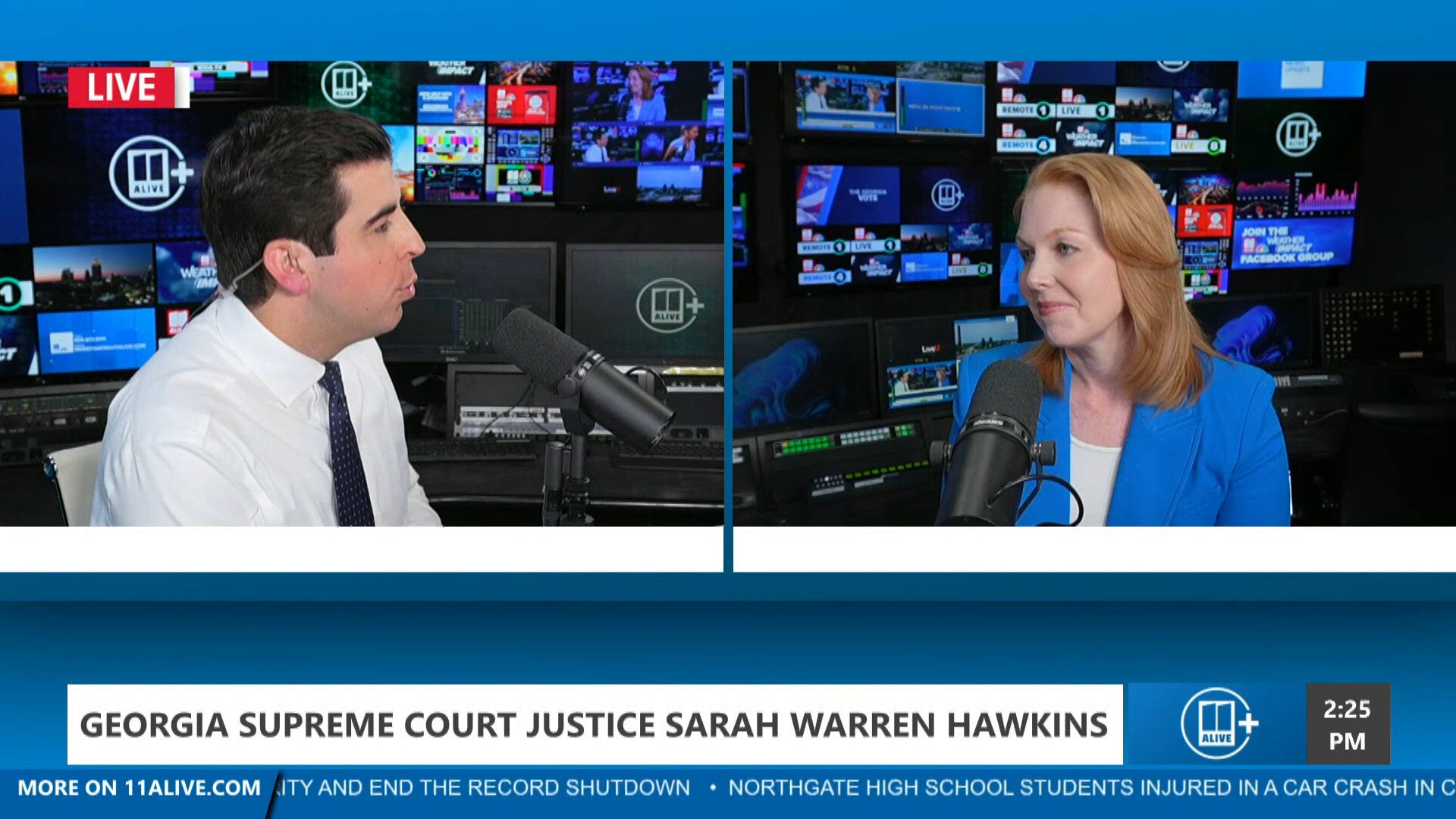 Justice Sarah Warren campaigns to keep seat