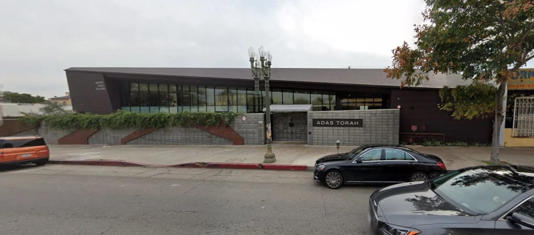 Adas Torah synagogue, near which the assault was perpetrated.