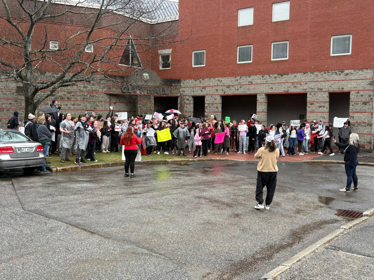 Cony students organize walkout protest over proposed budget cuts