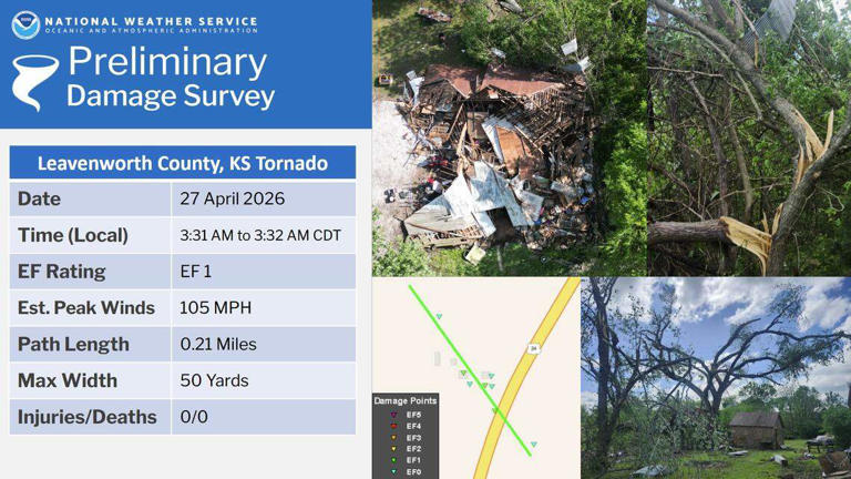 Two more tornadoes confirmed in Kansas City region this week. One ...