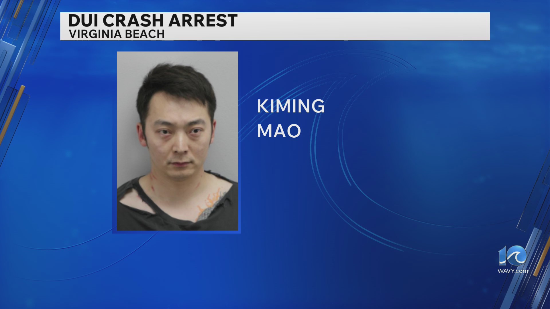 VBPD: Man charged following DUI crash on Moate Circle