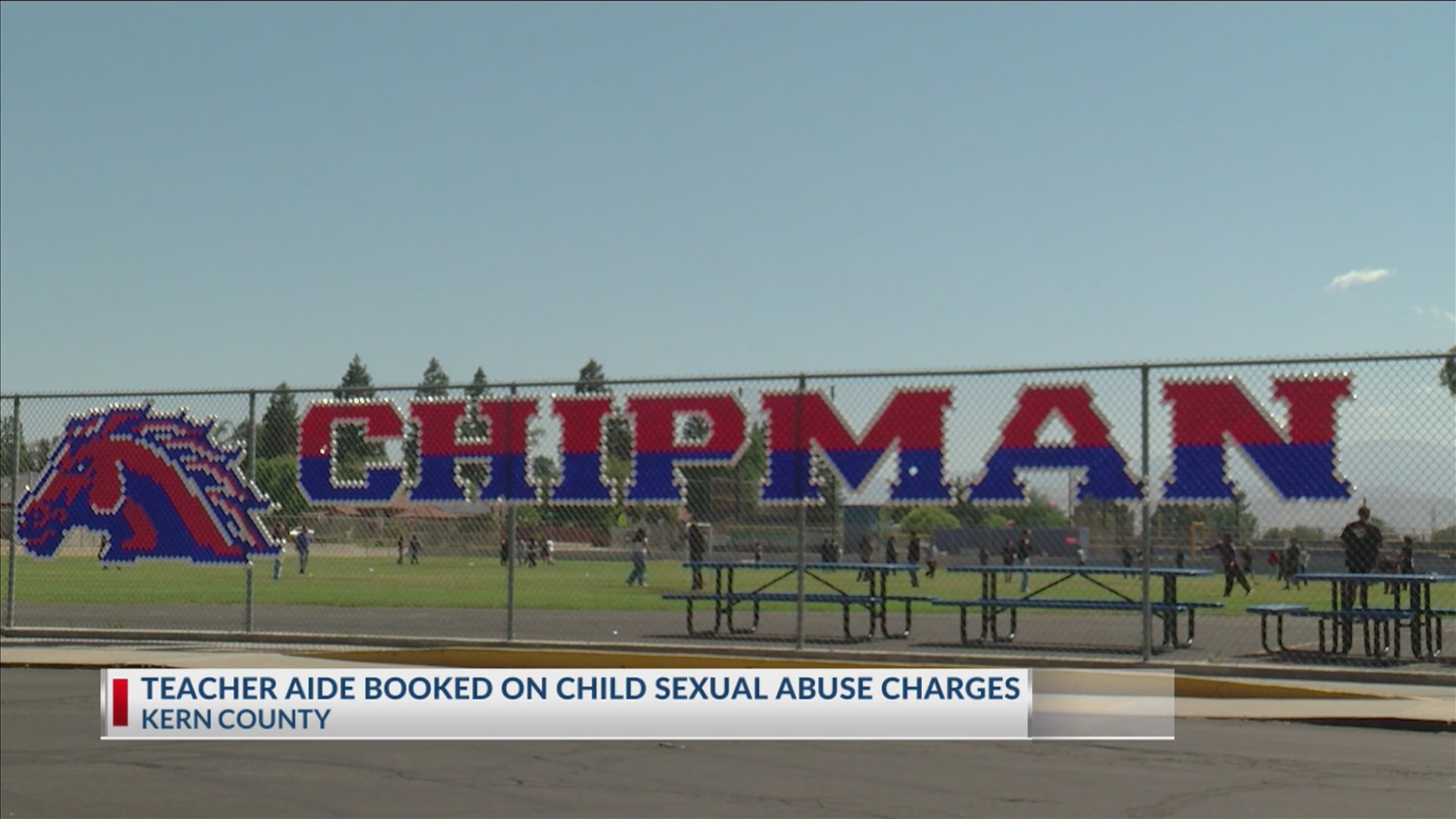 Teacher aide booked on child sexual abuse charges