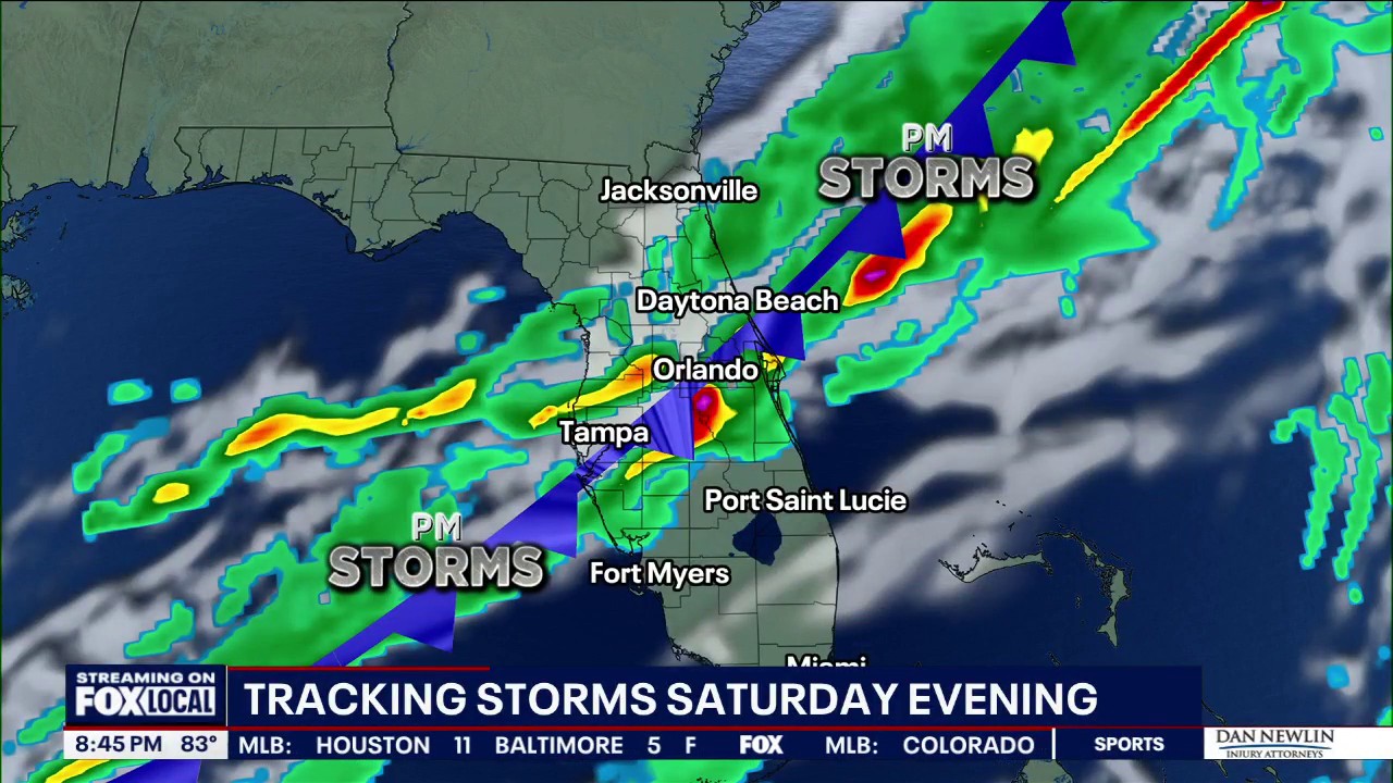 Tracking the storm: Central Florida rain totals, weather outlook