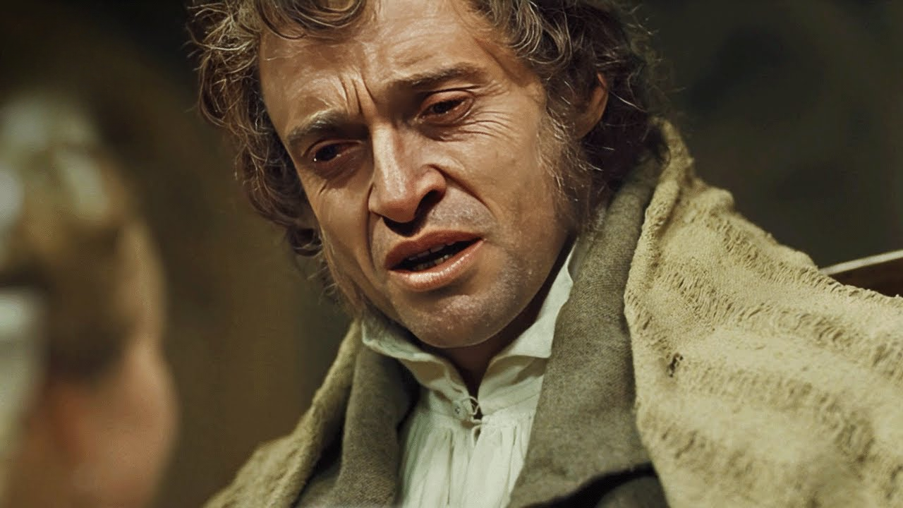Valjine's death (Hugh Jackman's beautiful performance) Les Misérables
