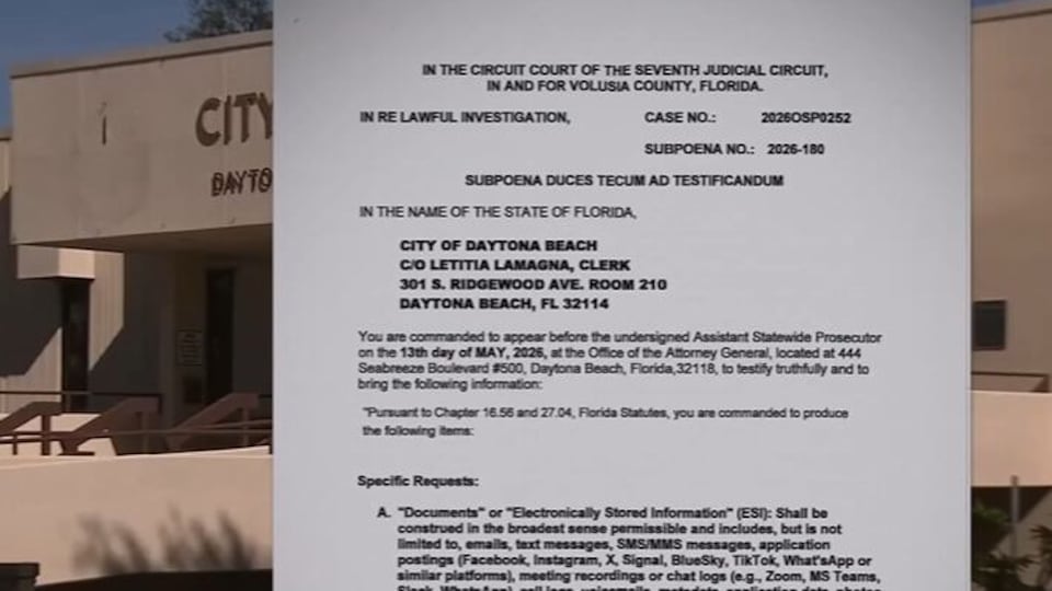 Seven Daytona Beach leaders required to surrender device data as part ...