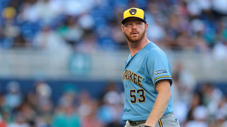 Brandon Woodruff exits Brewers game early after concerning dip in velocity