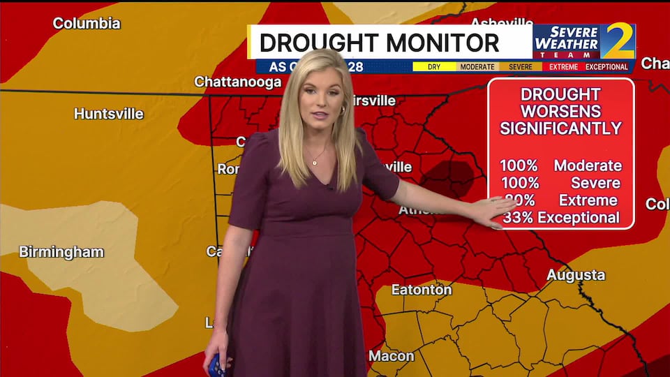 100% of Georgia in severe drought