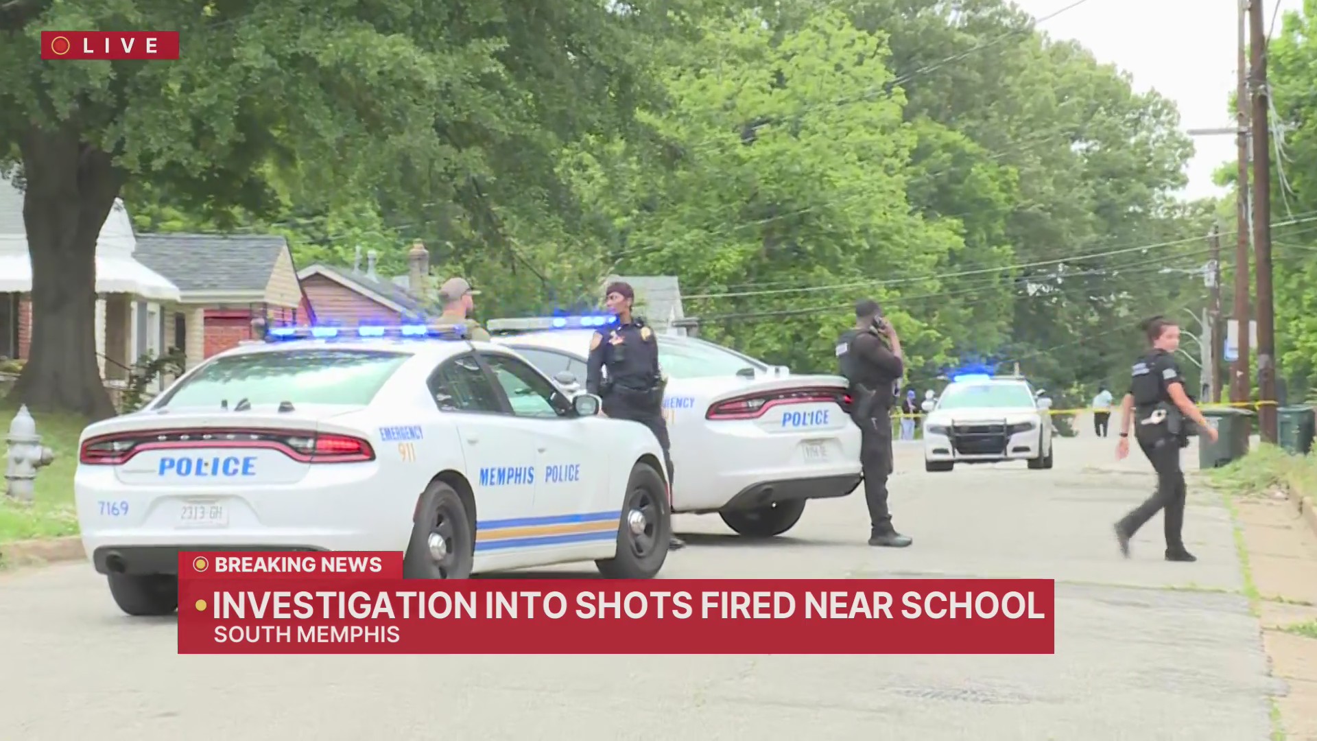 Large police presence in South Memphis after shots fired
