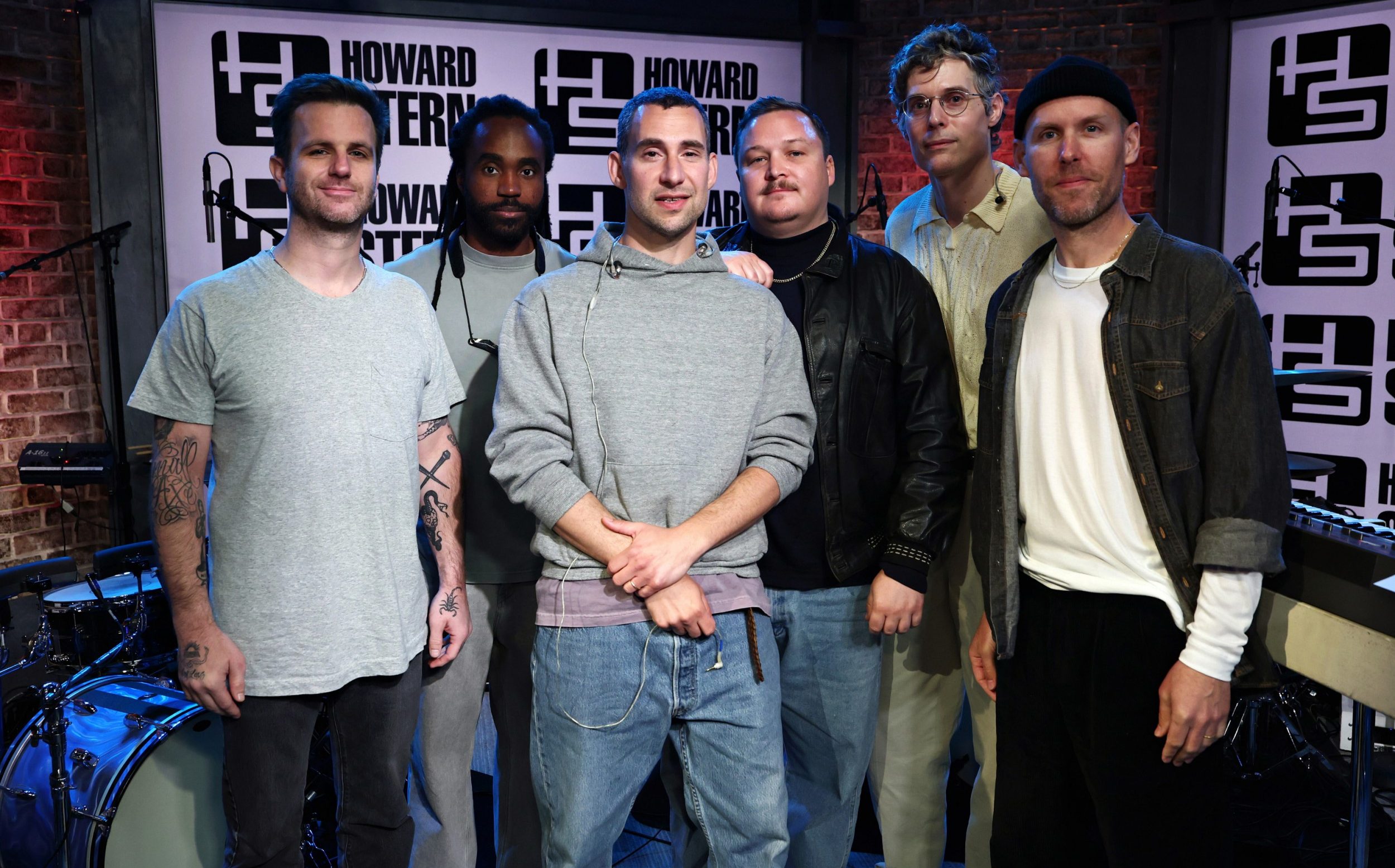 Jack Antonoff (centre) leads Bleachers