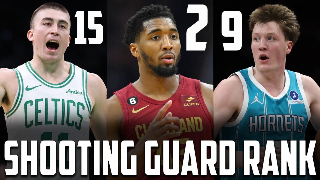 I ranked every starting shooting guard in 2026! 🏀