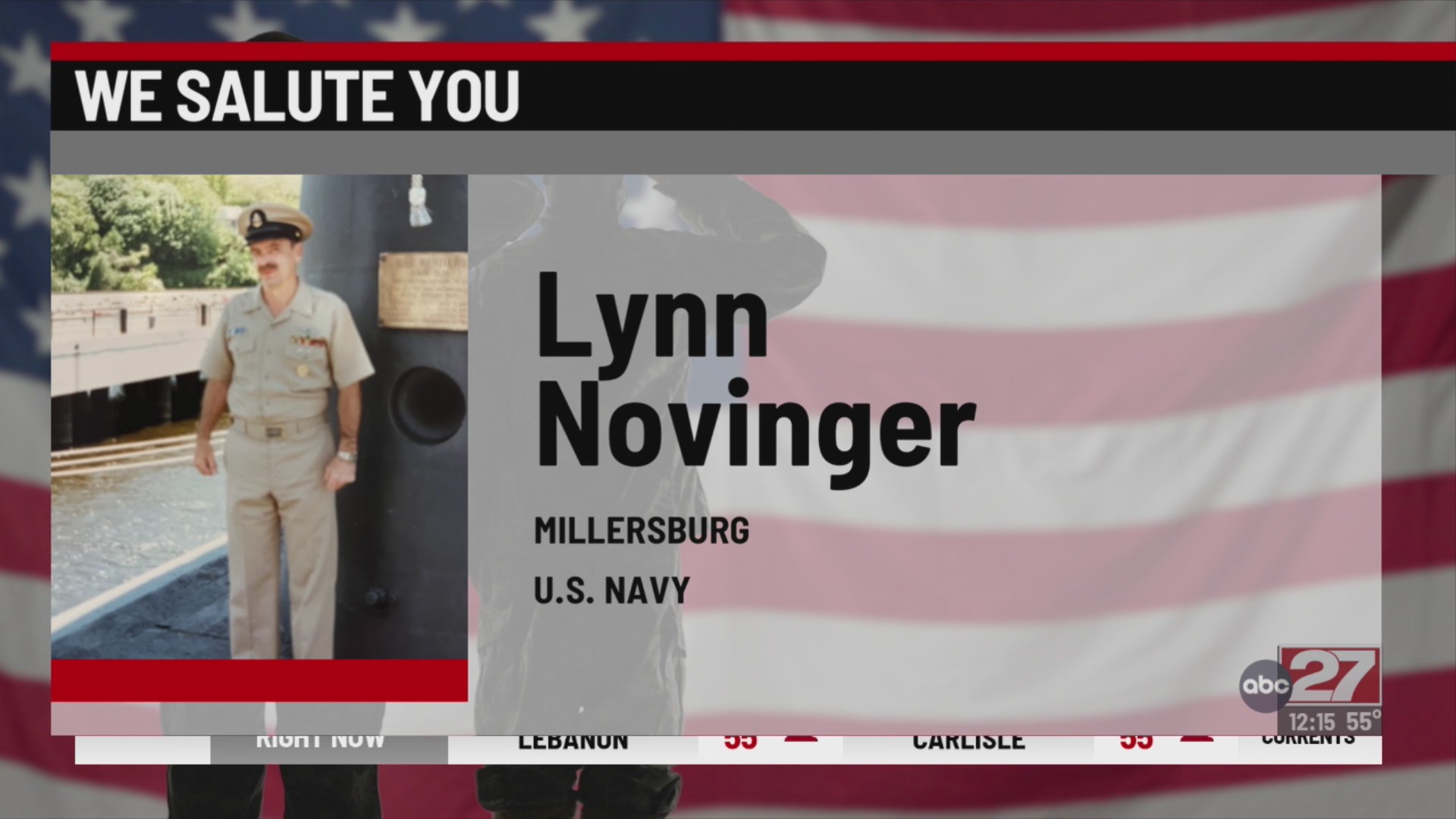 We salute you - Lynn Novinger