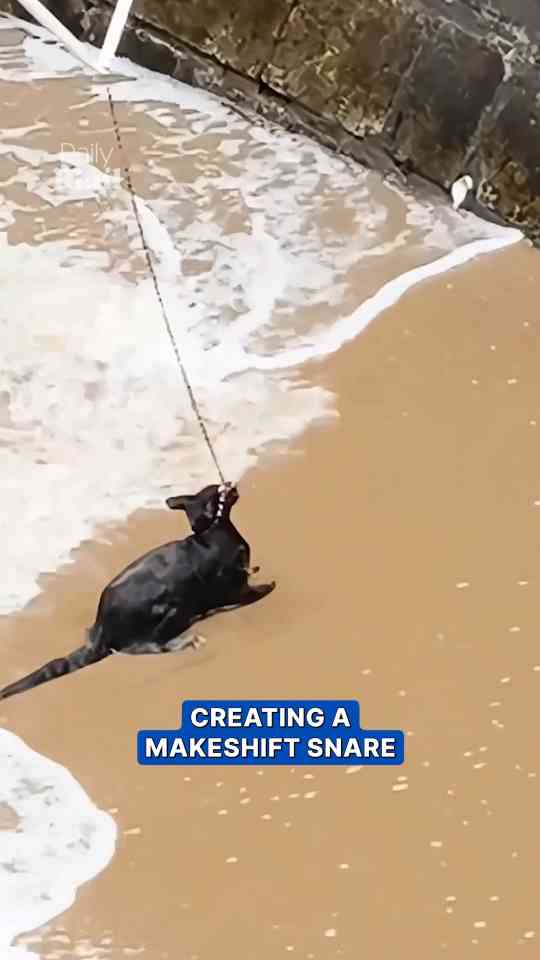 Kitten rescued from water and adopted after group effort