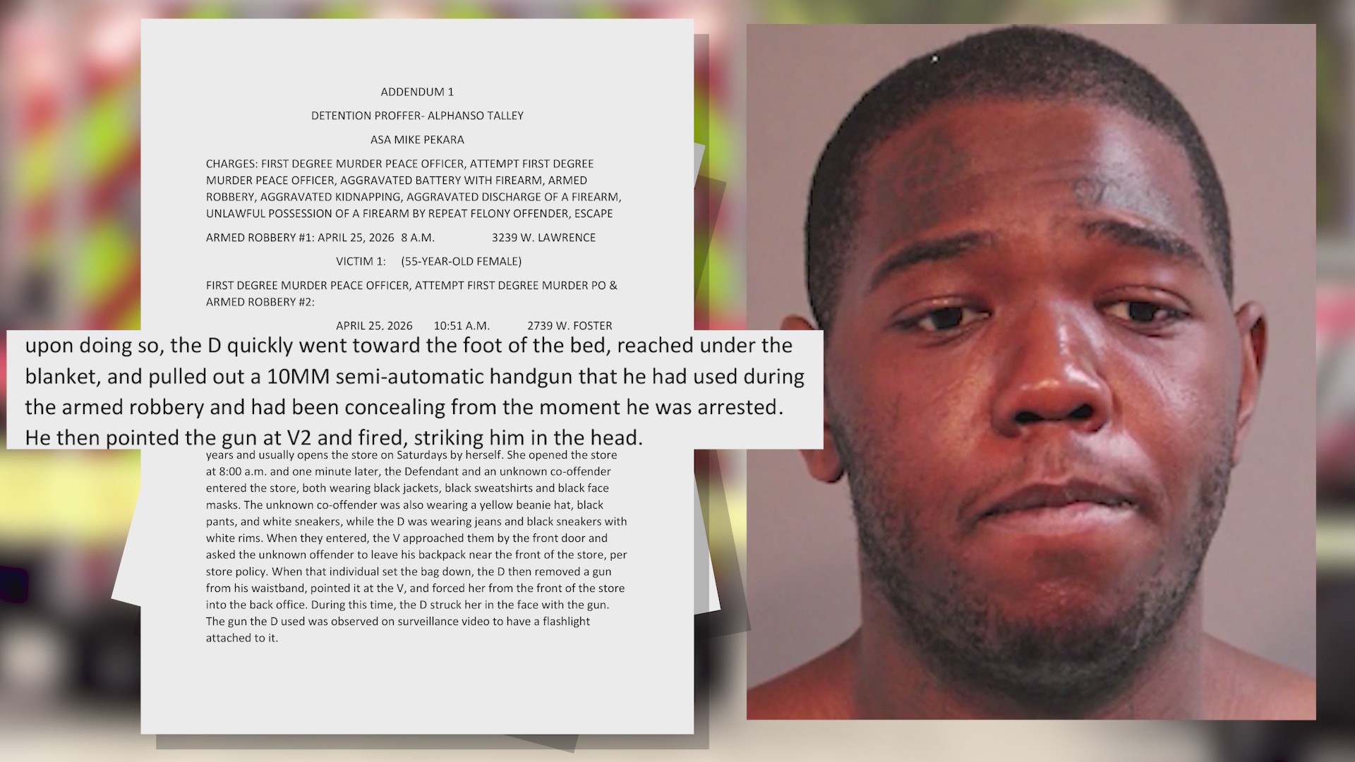 Alleged cop killer ordered detained as new details in deadly shooting ...