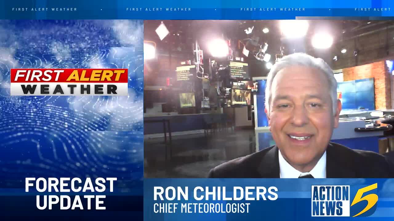 Your first alert to a cloudy and much cooler end to the week