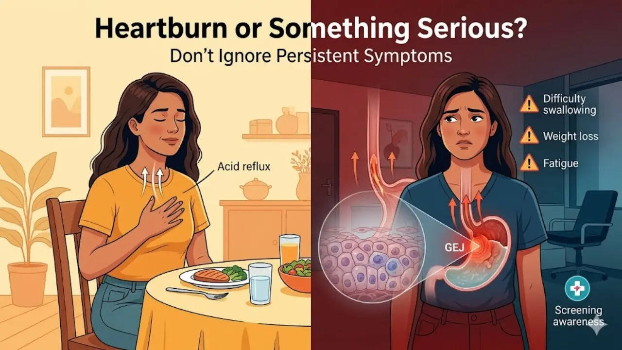 Just a heartburn or cancer? Oncologist explains the difference