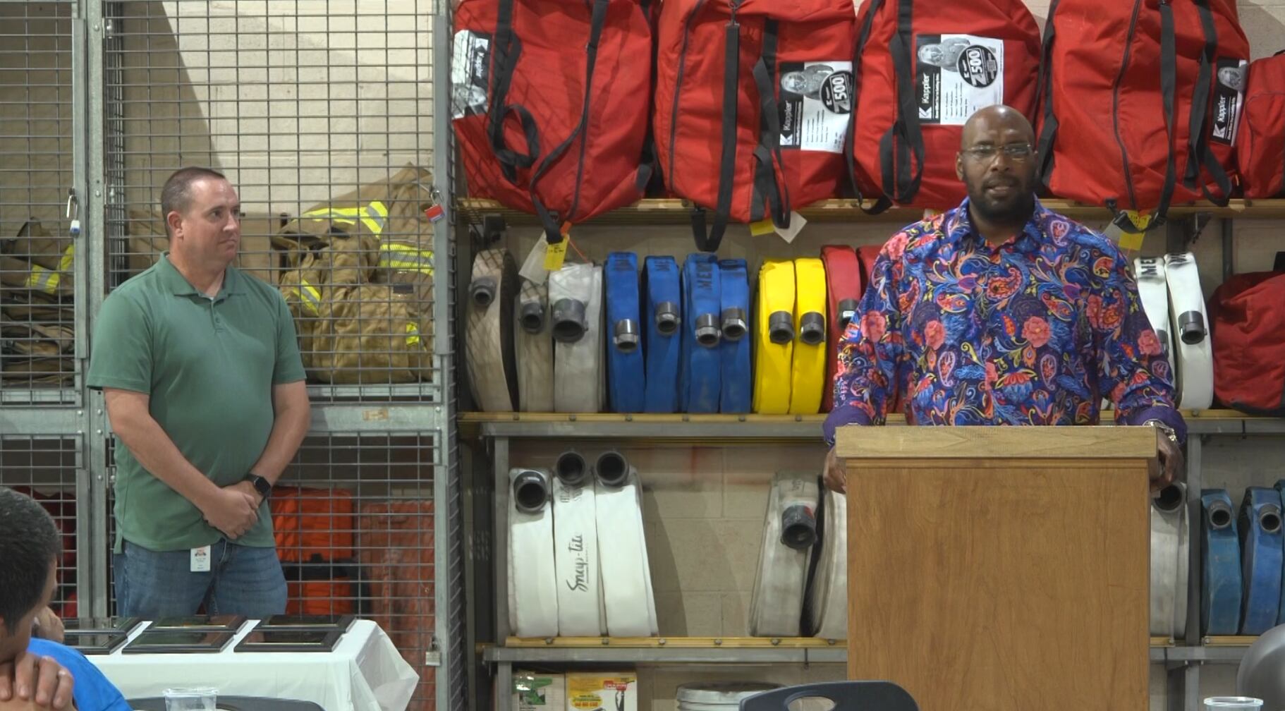 Delivery driver thanks first responders who saved him from cardiac ...