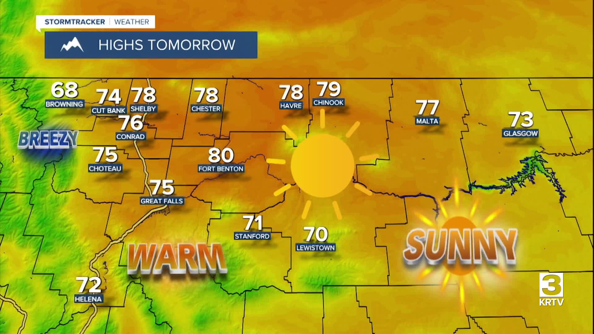 Picture perfect weather on Friday!