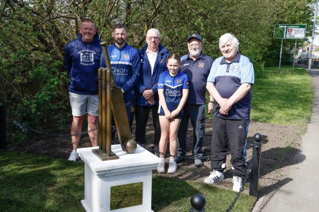 Three 'wonderful' new statues unveiled to celebrate town's heritage