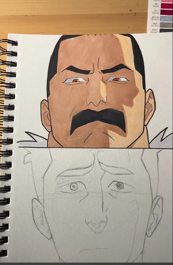 Let me tell you your future: Thragg Invincible sketch
