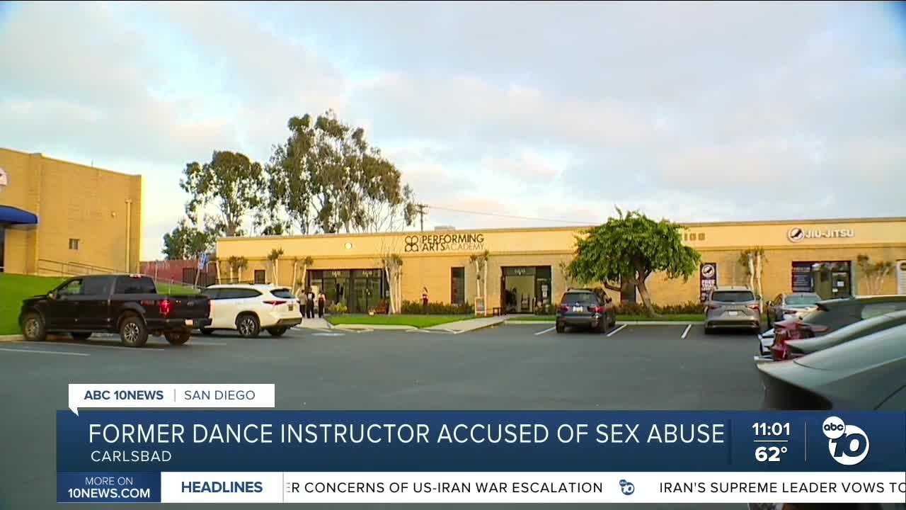 Former Carlsbad dance instructor arrested after allegations of sexual abuse