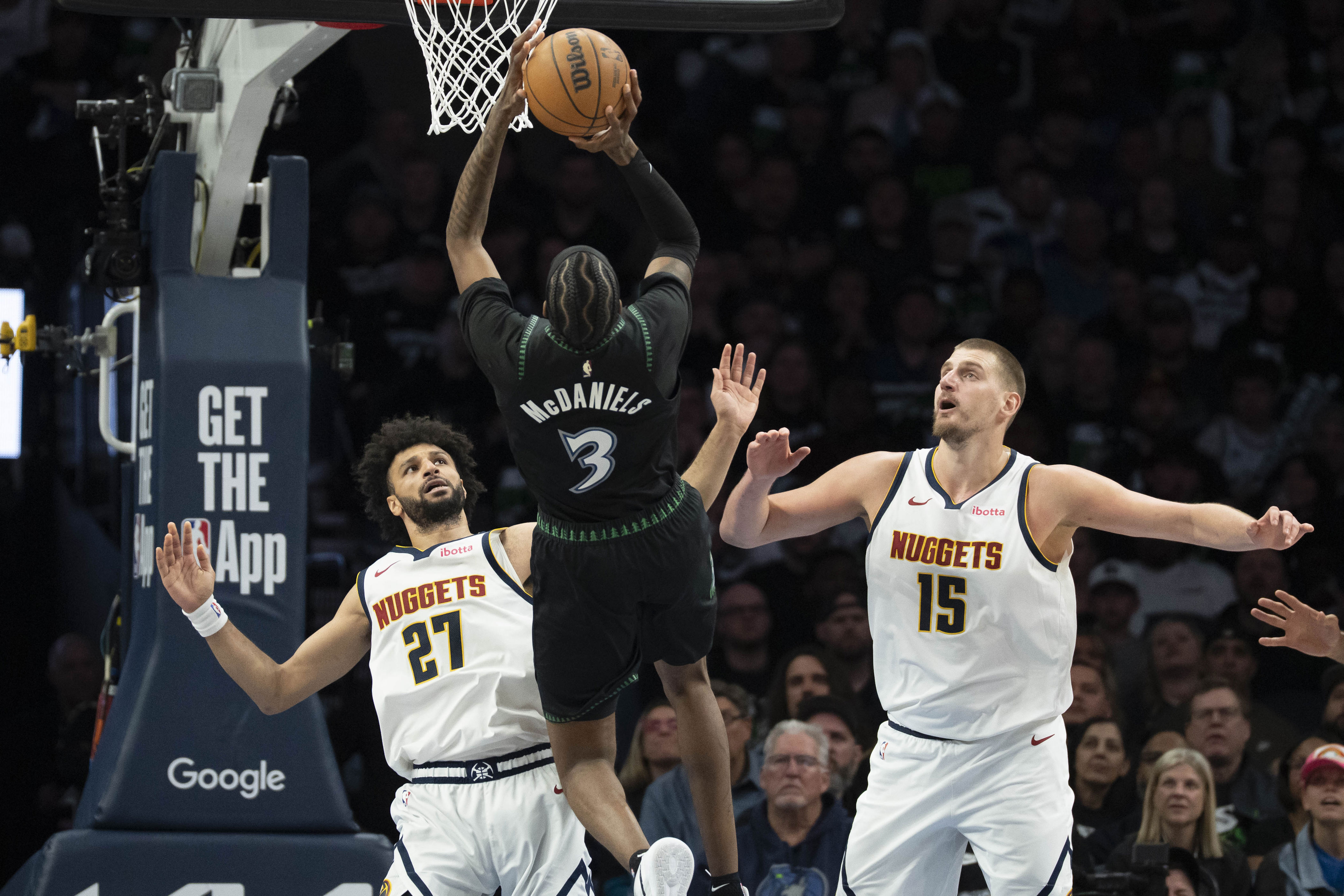 Timberwolves eliminate Nuggets as Knicks demolish Hawks in NBA playoffs