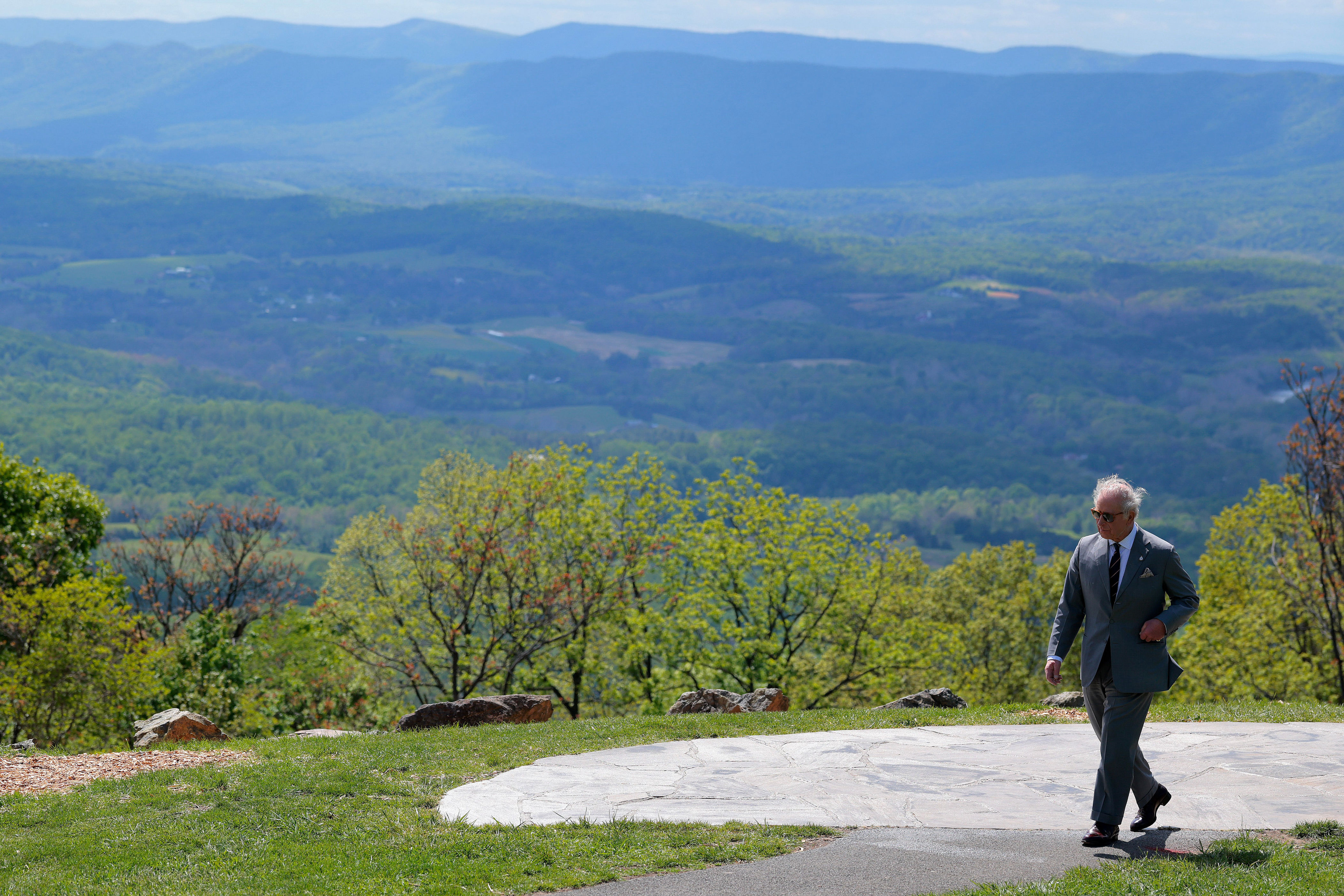 King Charles III visits Shenandoah National Park (Getty)