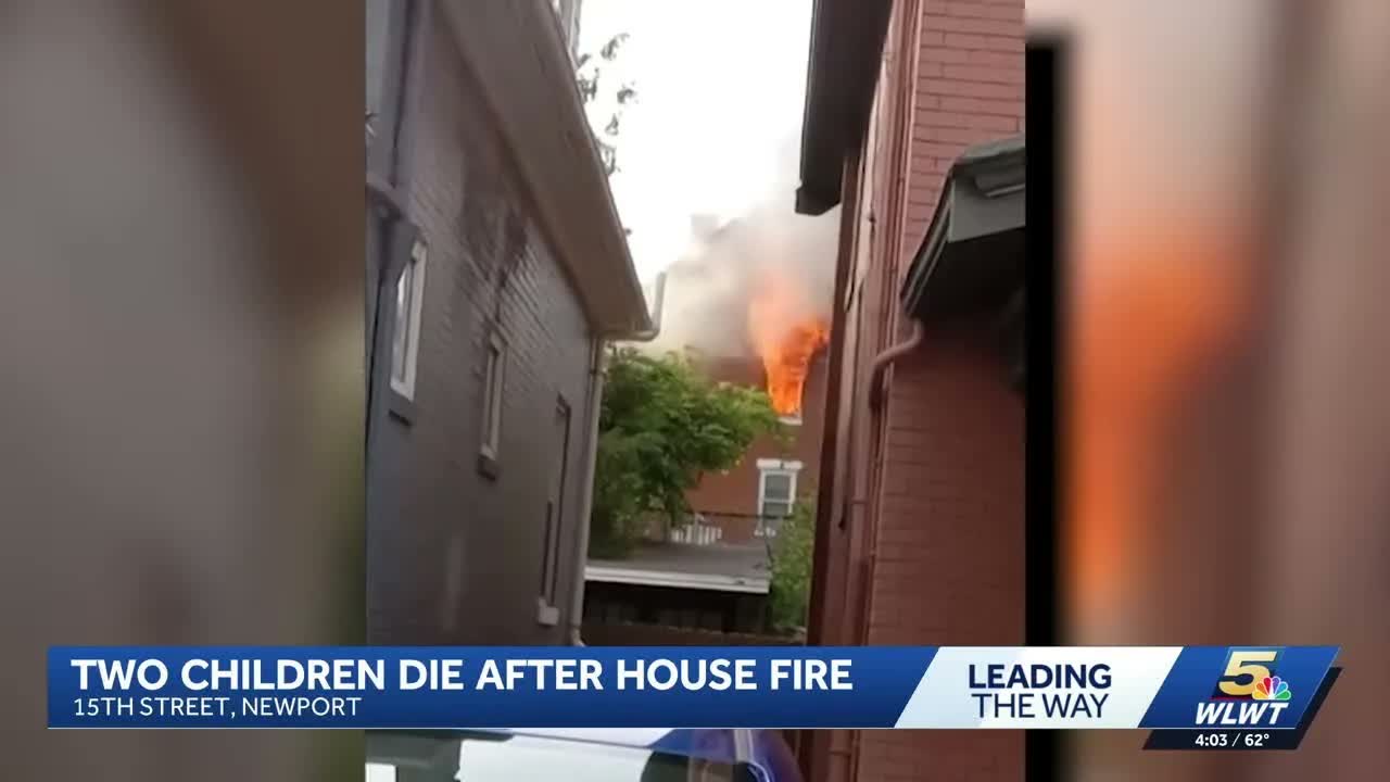 Coroner: 2 children dead after being pulled from Newport house fire