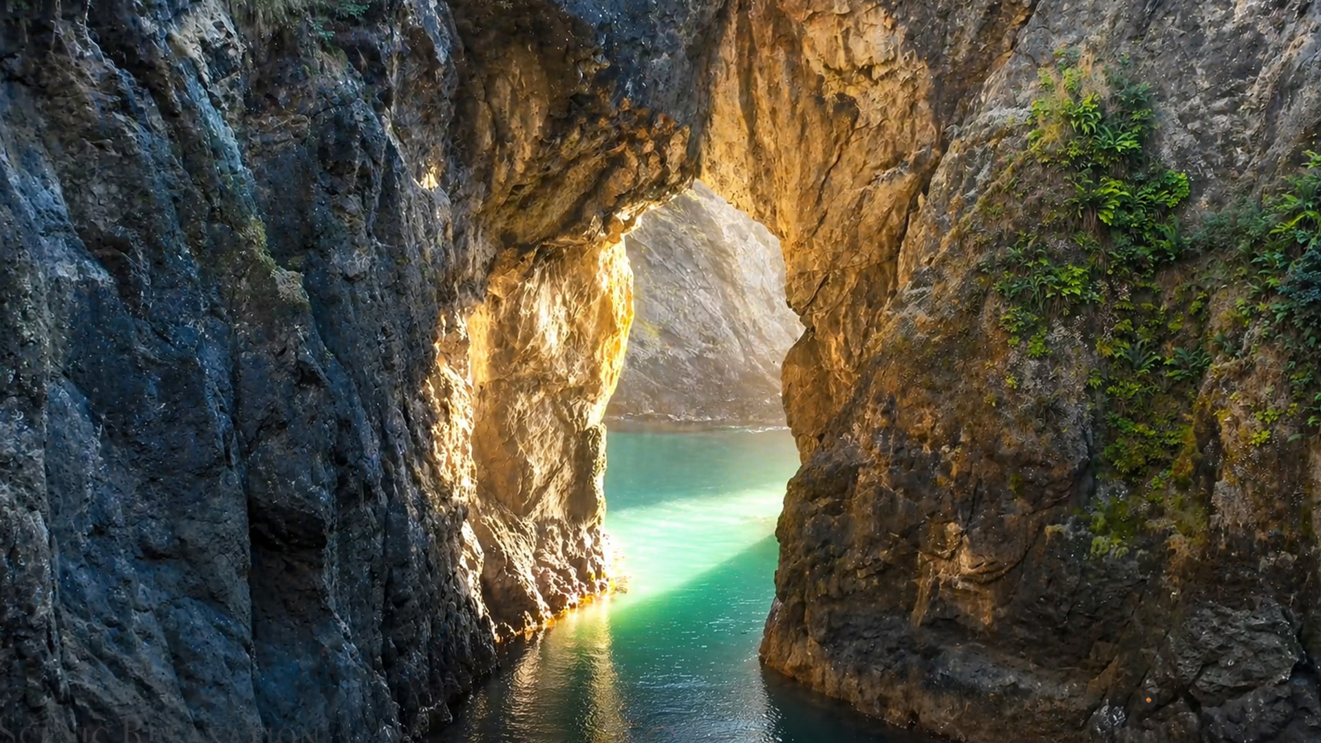How did water create a passage like this?