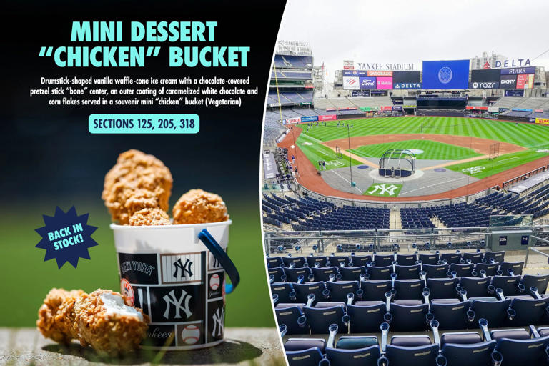 Viral 'chicken' ice cream bucket is back at Yankee Stadium — here's ...