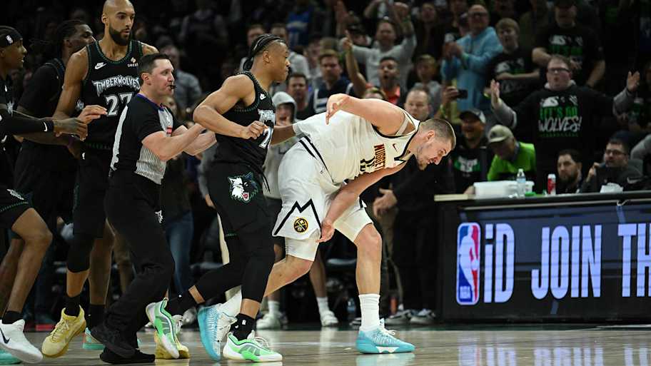 Nikola Jokić, Timberwolves Get Into Heated Scuffle During Game 6
