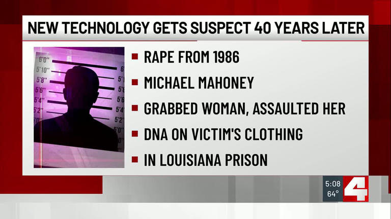 DNA match leads to charges in 1986 Clayton rape cold case