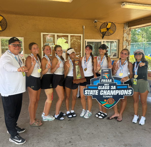 Champions again! Nease girls tennis repeats in FHSAA final