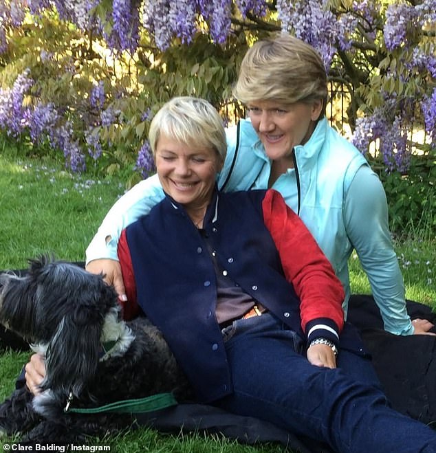 Clare Balding, 55, shares a rare insight into her marriage with wife Alice  Arnold, 64