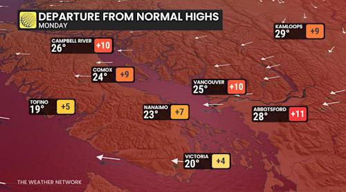 BC faces an early May heat wave beginning this weekend