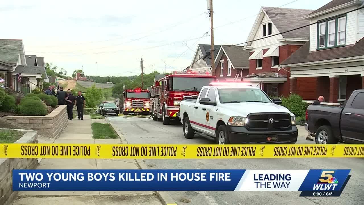 Coroner: 2 children dead after being pulled from Newport house fire