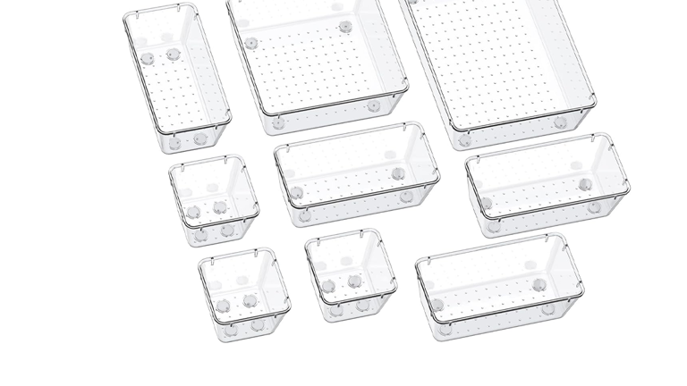 Get organized: Smartake's 13-piece drawer organizer set is $15 on Amazon